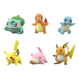 Figura De Acción De Pokemones Grande Colección 6 Pcz 