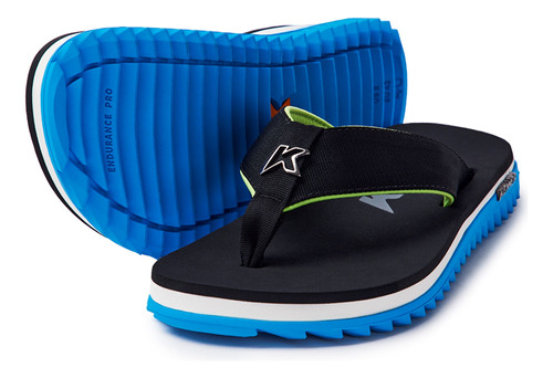 Sandalia/chinelo Kenner Original Kivah Line Preto/azul