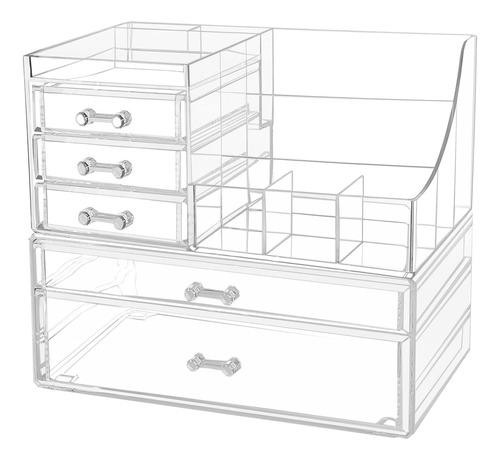 Acrylic Organizador De Maquillaje Transparente Y Apilable