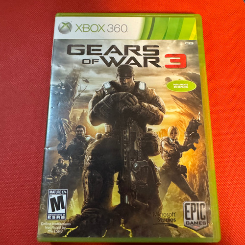 Gears Of War 3 Xbox 360 Original. A
