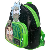 Mochila Pequeña Rick And Morty Original Genuina Loungefly 