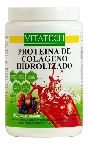 Proteína De Colágeno Hidrolizado Vita Tech X 248 G