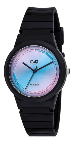 Reloj Q&q Análogo Mujer Sumergible 100m Varios Colores Vr94