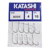 Anzuelo Sode Katashi Ojal N°4 X 10 Unidades