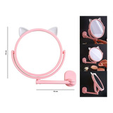 Espejo Para Pared - Maquillaje - Orejas Gato - Rosado