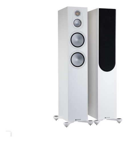 Monitor Audio Silver 300 7g Caixas Torre 200w Branco Cetim