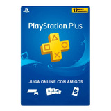 Tarjeta Playstation Plus 12 Meses Usa Inmediato Local