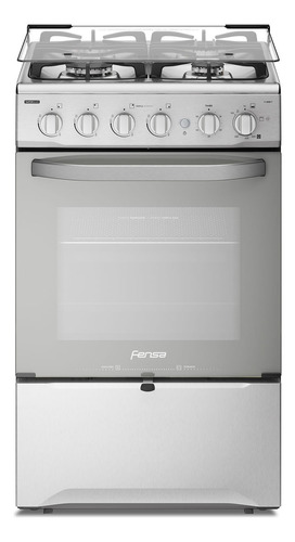 Cocina Fensa F 2808 T  Gas Envasado 4 Quemadores  Acero Inoxidable 220v 65l