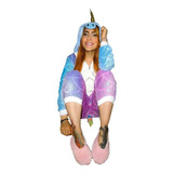 Kigurumi O Pijama Térmica Unicornio Escamado Adulto