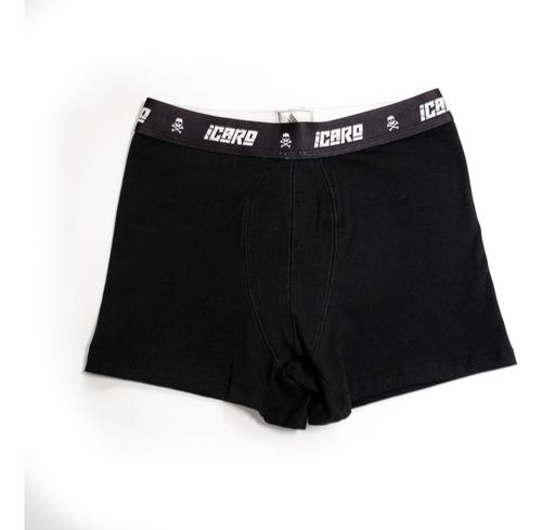 Boxer Negro - Gris Icaro Remeras Almagro 