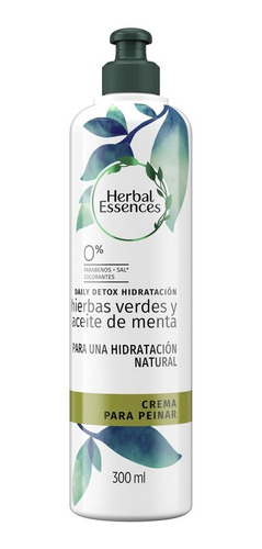 Crema Para Peinar Herbal Essences Daily Detox Hierbas 300 Ml