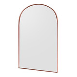 Espelho Oval Base Reta Com Moldura 0,80 X 0,50 - Pequeno