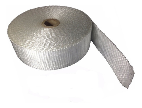 Fita Térmica Branca 1,5mm Termotape  Escapamento 5 Mtrs