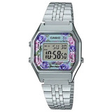 Reloj Casio Retro Dama La680 Flores Envio Expres