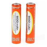 Pilas Recargables Aaa 800 Mah Ni-mh Vapex Blister X2 U