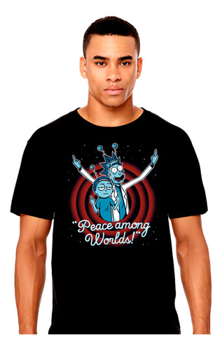 Rick And Morty - Peace Among Worlds - Animacion- Polera