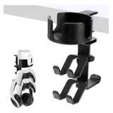 4pulgada1 Controller Holder With Desk Cup Holder & Headphone