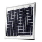 Kit Placa Painel Solar Fotovoltaica 10w + Controlador Carga