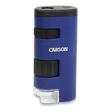 Microscópio De Bolso Pocketmicro C/led - Carson - Mm-450 Cor Azul Pilha