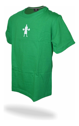 Remera Niños Niñas Kids Wolf Verde Baller Brand Basquet