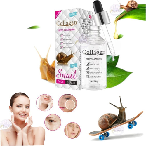 Serum Facial Colágeno Y Baba Caracol Aclarante Antiarrugas