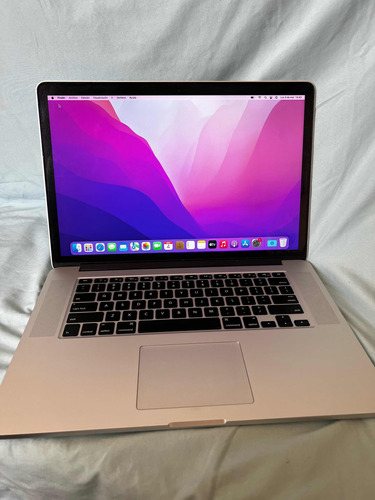 Macbook Pro Retina, Mid 2015, 16gb Ram, 512gb Capacidad