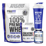 Combo Profit - Whey Protein+creatina + Bcaa's + Coqueteleira