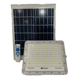 Reflector Led Solar 200w Con Panel Solar Alta Potencia