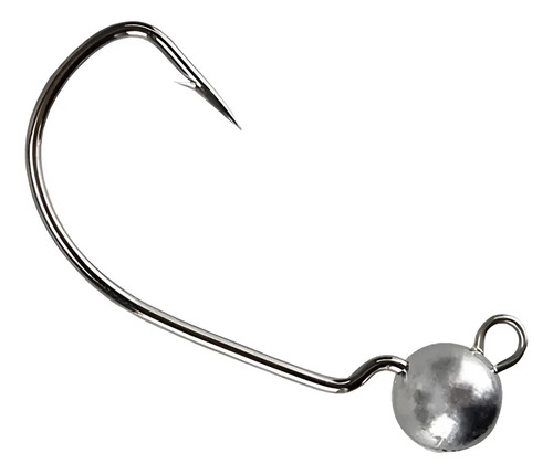 Jig Head Offset Mury 2/0 - 2 Unidades - Escolha O Peso