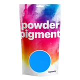 Pigmento En Polvo Metalico Para Resina Color Azul Neon 100g