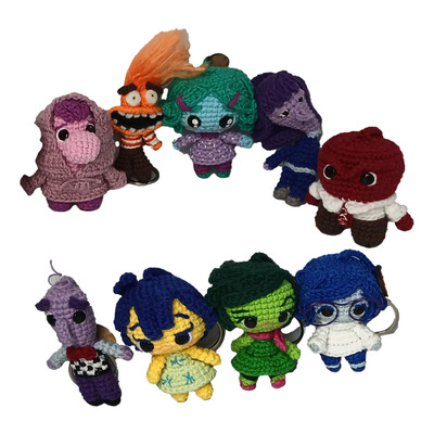 Set De 9 Muñecos Tejidos A Crochet De 8cm De Altura, Artesan | Envío gratis