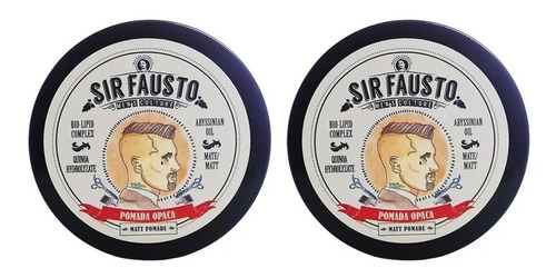 Sir Fausto Men´s Culture Pomada Opaca Cabello Barberia 200ml