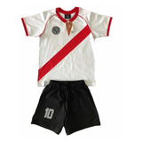 Conjunto Camiseta Short River Plate Niños Producto Oficial