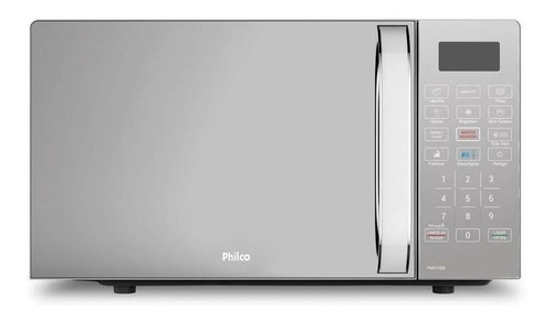 Micro-ondas Philco Pmo23e 20l Espelhado 1100w Tira Odor 110v 127v