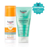 Eucerin Sun Toque Seco Color Medio Fps 50+ 50 Ml + Obsequio