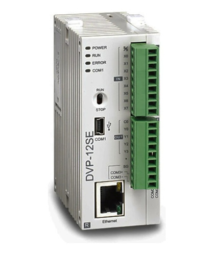 Plc Delta, 8 In, 4 Salidas Transistor, Dvp12se11t Ethernet