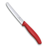 Cuchillo Victorinox Rojo Filo Sierra Verdura/carne 6.7831