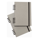 Cuaderno Chico Gris 120 Hojas Ecologico A6 (10x15) - Pack X2