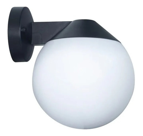 Aplique Pared Exterior Globo Blanco 1 Luz E27 Moderno