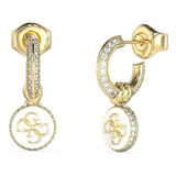 Aretes Guess Para Mujer Unchain My Heart  Color Dorado2