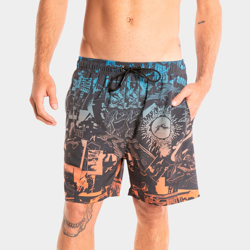 Short De Playa Rusty Paste Up - Shop Oficial -