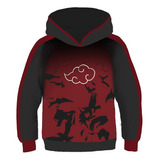 Linda Sudadera Para Niños Cosplay Naruto Akatsuki Estampado