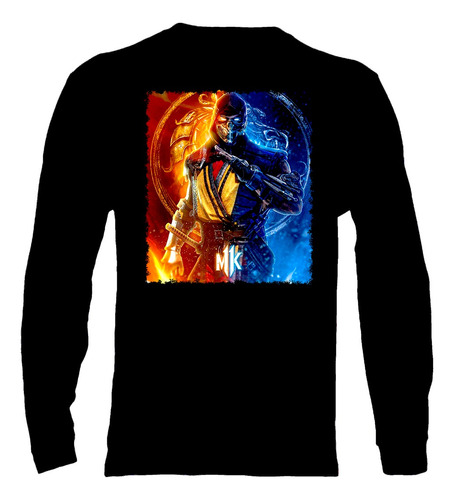 Polera Manga Larga Mortal Kombat - Ver 01