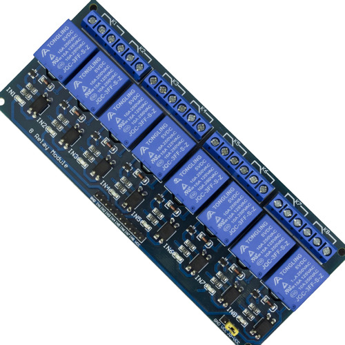 Módulo Relé 8 Canales 5v Con Optoacoplador