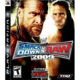 Juego Smack Down Vs Raw 2009 Ps3 Physical Media Playstation Thq