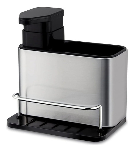 Dispensador Lavaloza Jabon Organizador Cocina Acero Inox