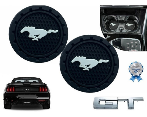 Par Porta Vasos De Auto Universal Mustang Gt 2024