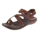 Sandalia Casual Brahma Ro2861 - Cafe - Sandalias Originales