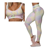 Conjunto Legging Empina Bumbum + Top Juice Moving