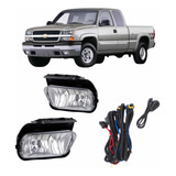 Kit De Faros Niebla Silverado 2003 2004 2005 2006 C/cable